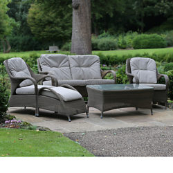 4 Seasons Outdoor Sussex 6 Seater Lounging Set, Taupe